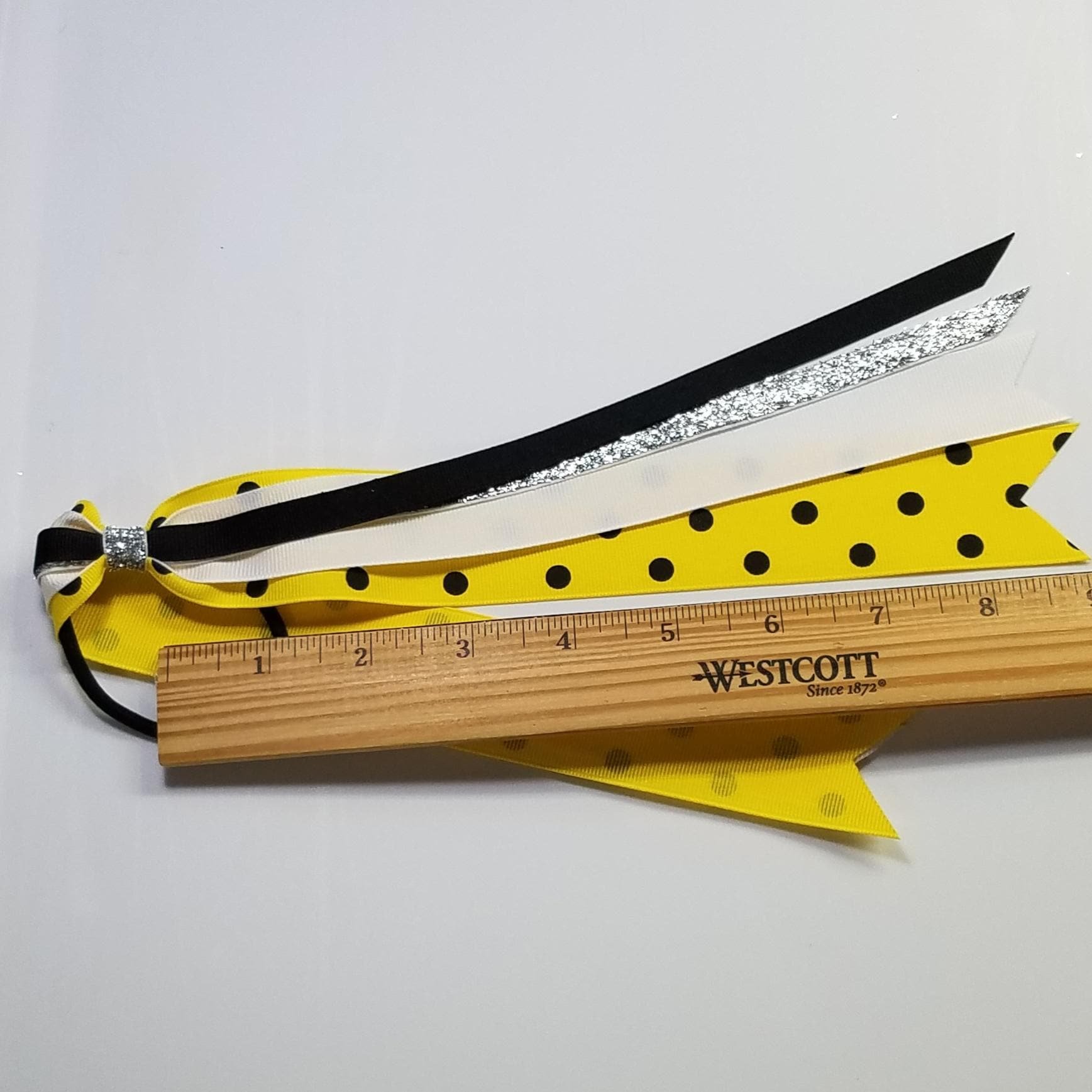 Yellow Black Polka Dot 