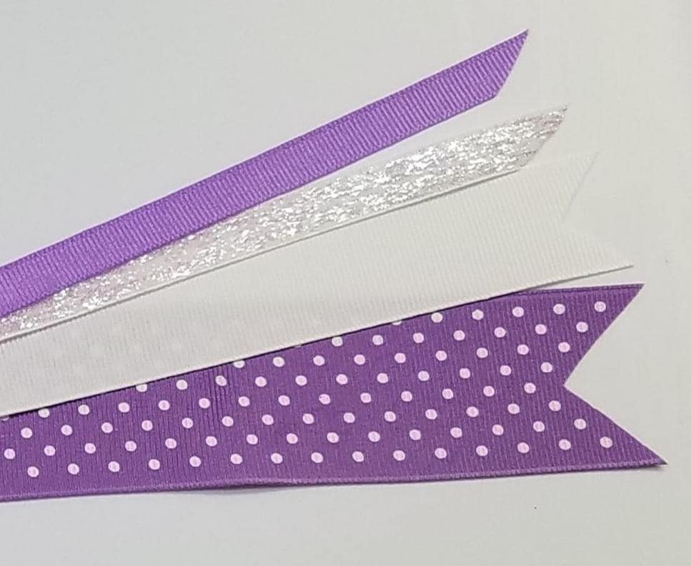 Purple Dark Orchid White Polka Dot