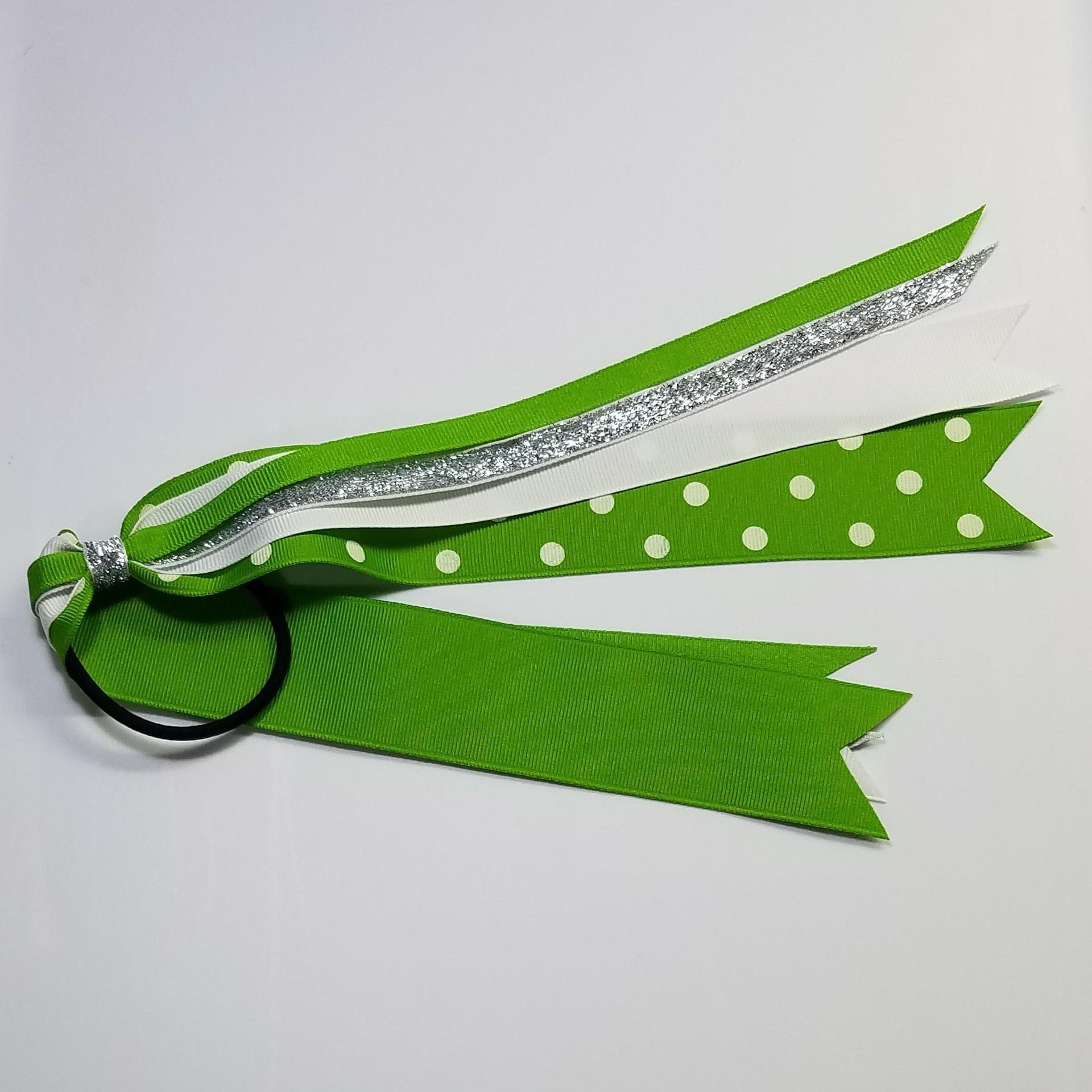 Apple Green White Polka Dot