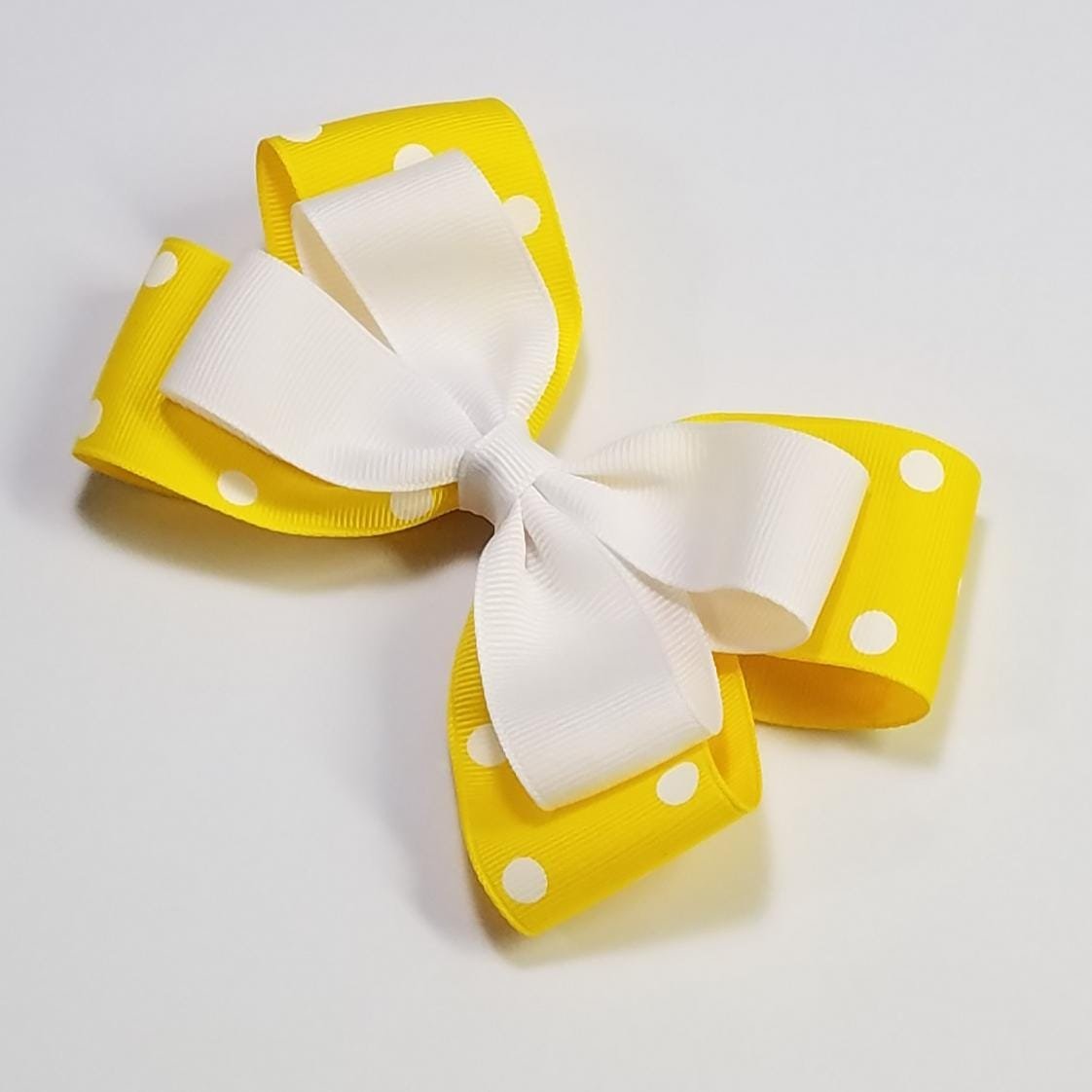 5" Yellow Polka Dot 