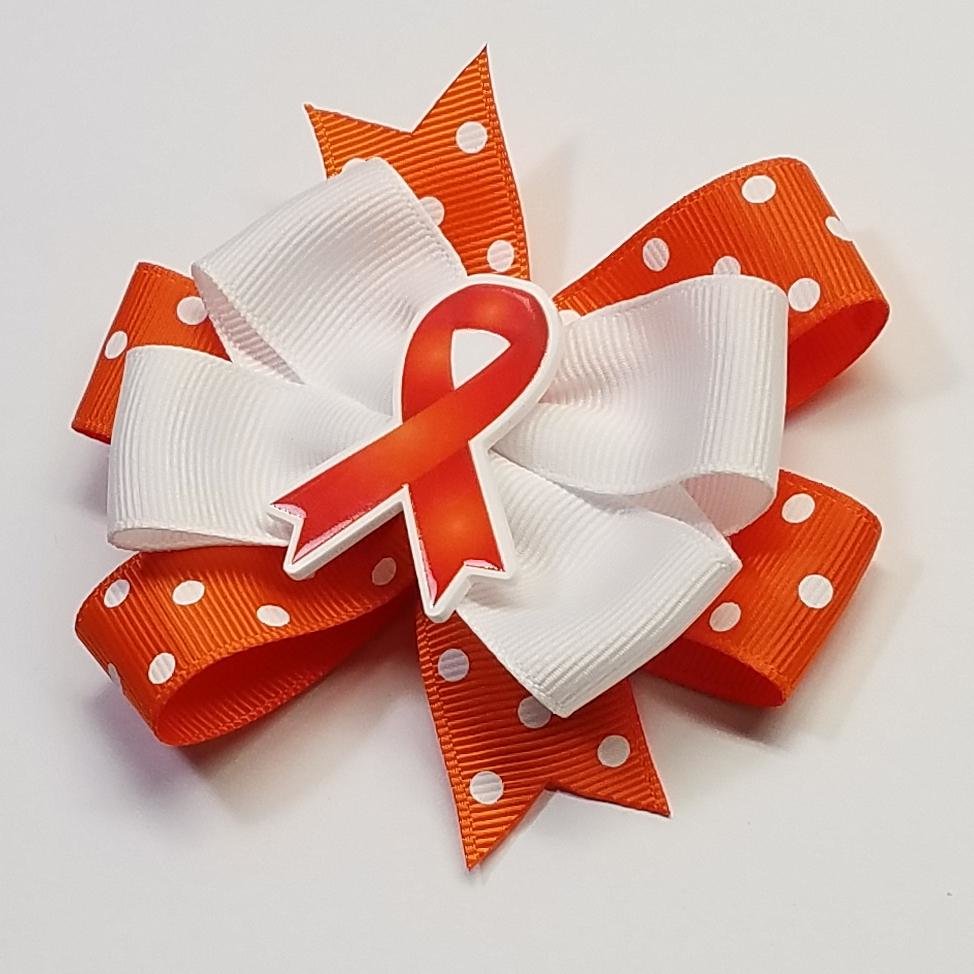 3.5" Orange Awareness Ribbon 