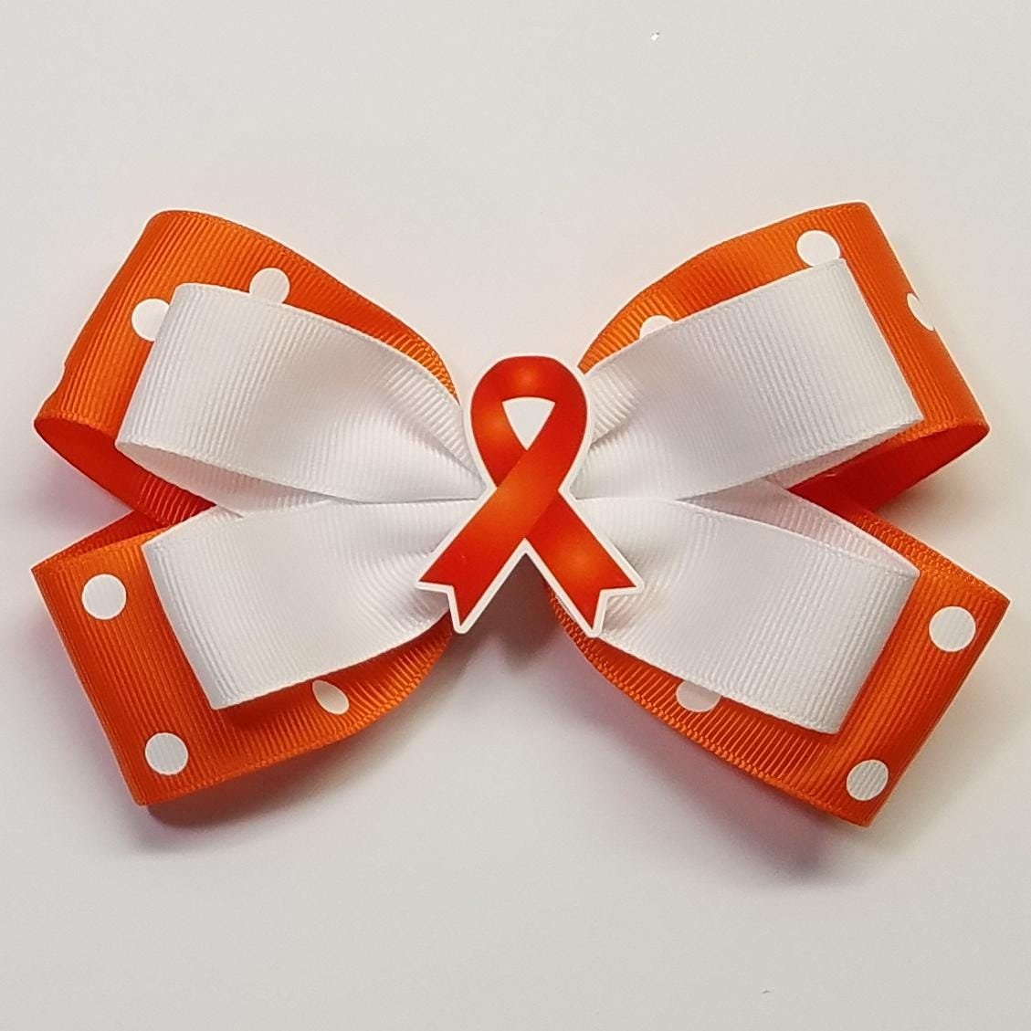 5" Orange Awareness Ribbon 