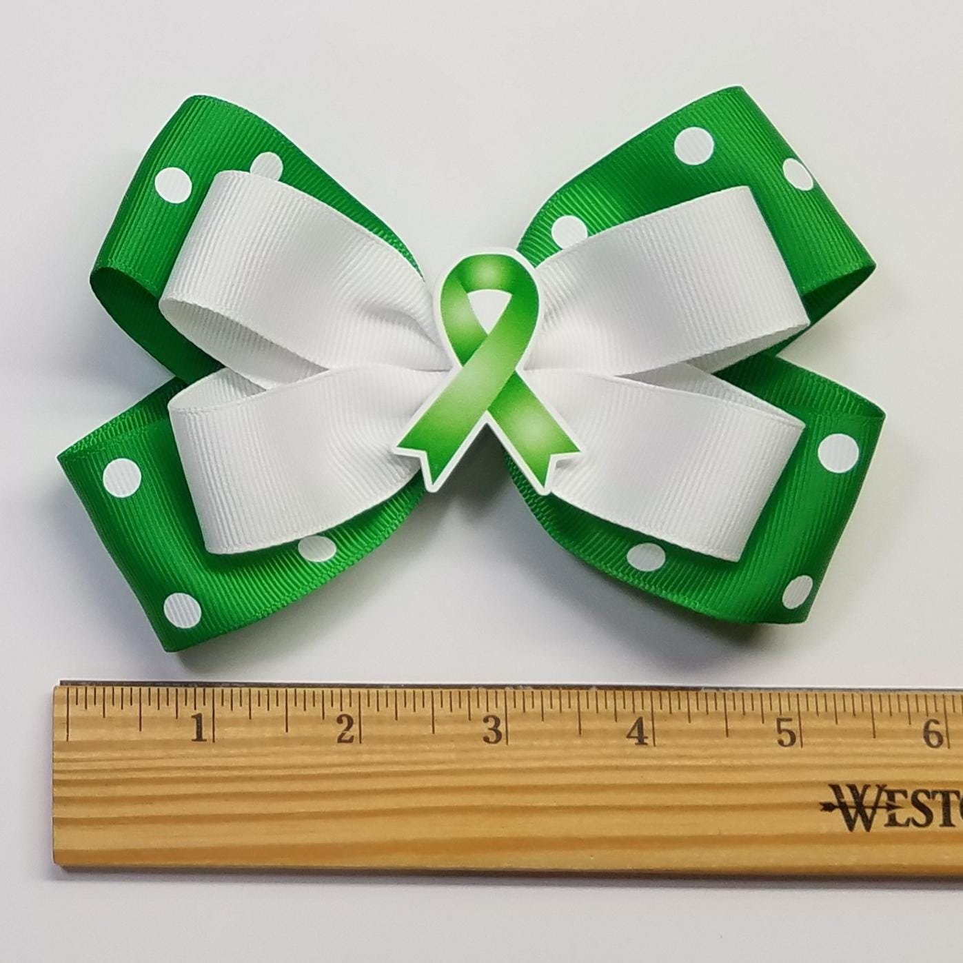 5" Green Awareness Ribbon
