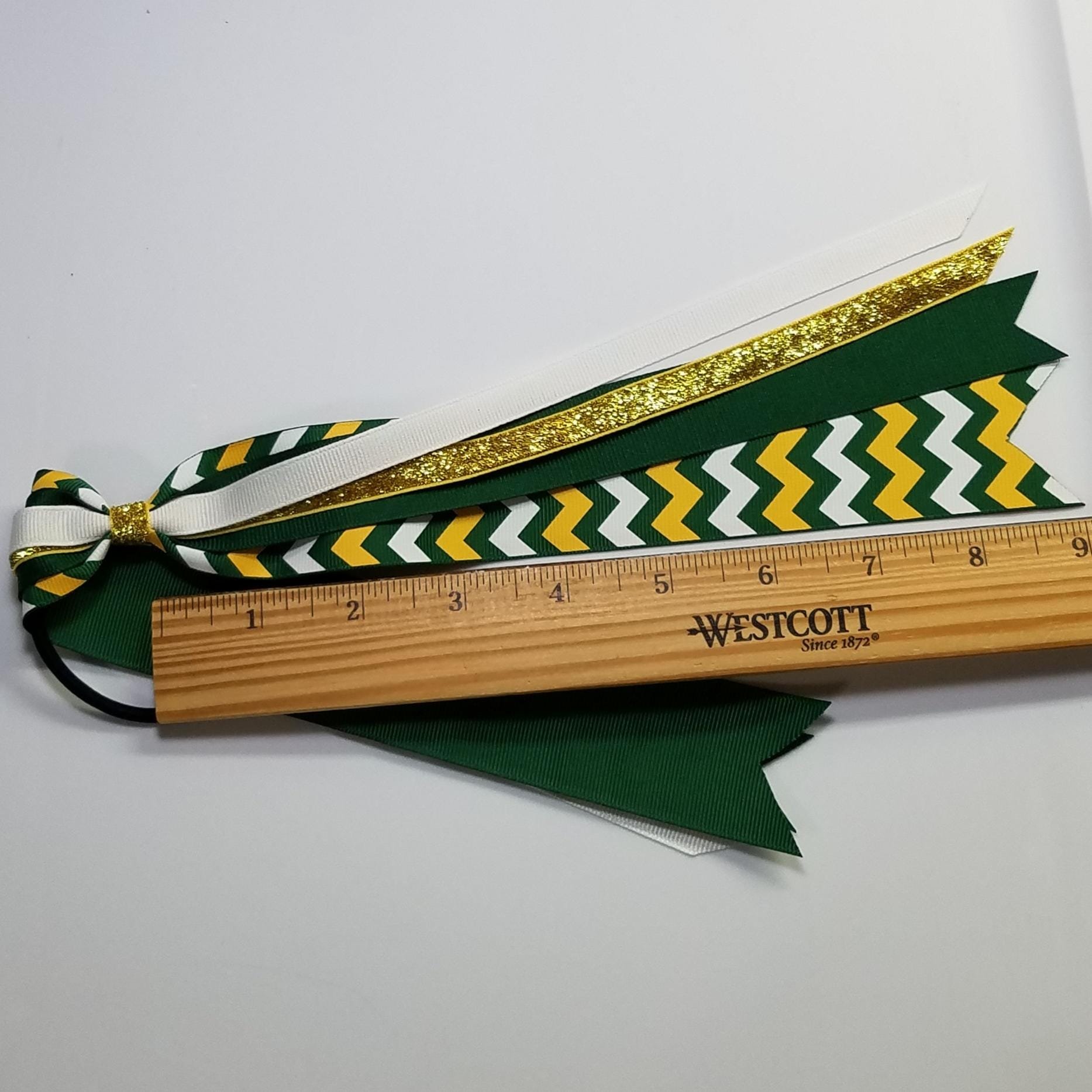Green Gold Team Sports School Colors