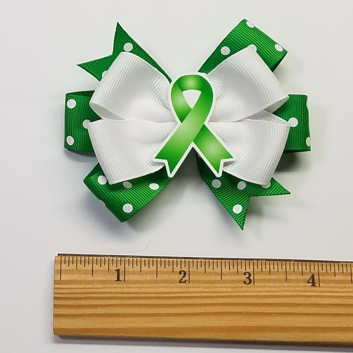 3.5" Green Awareness Ribbon 