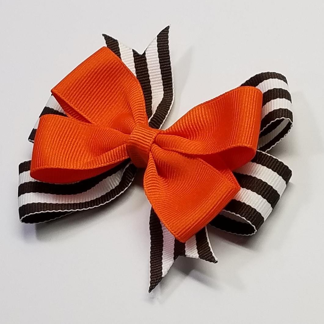 3.5" Orange Brown Stripe 