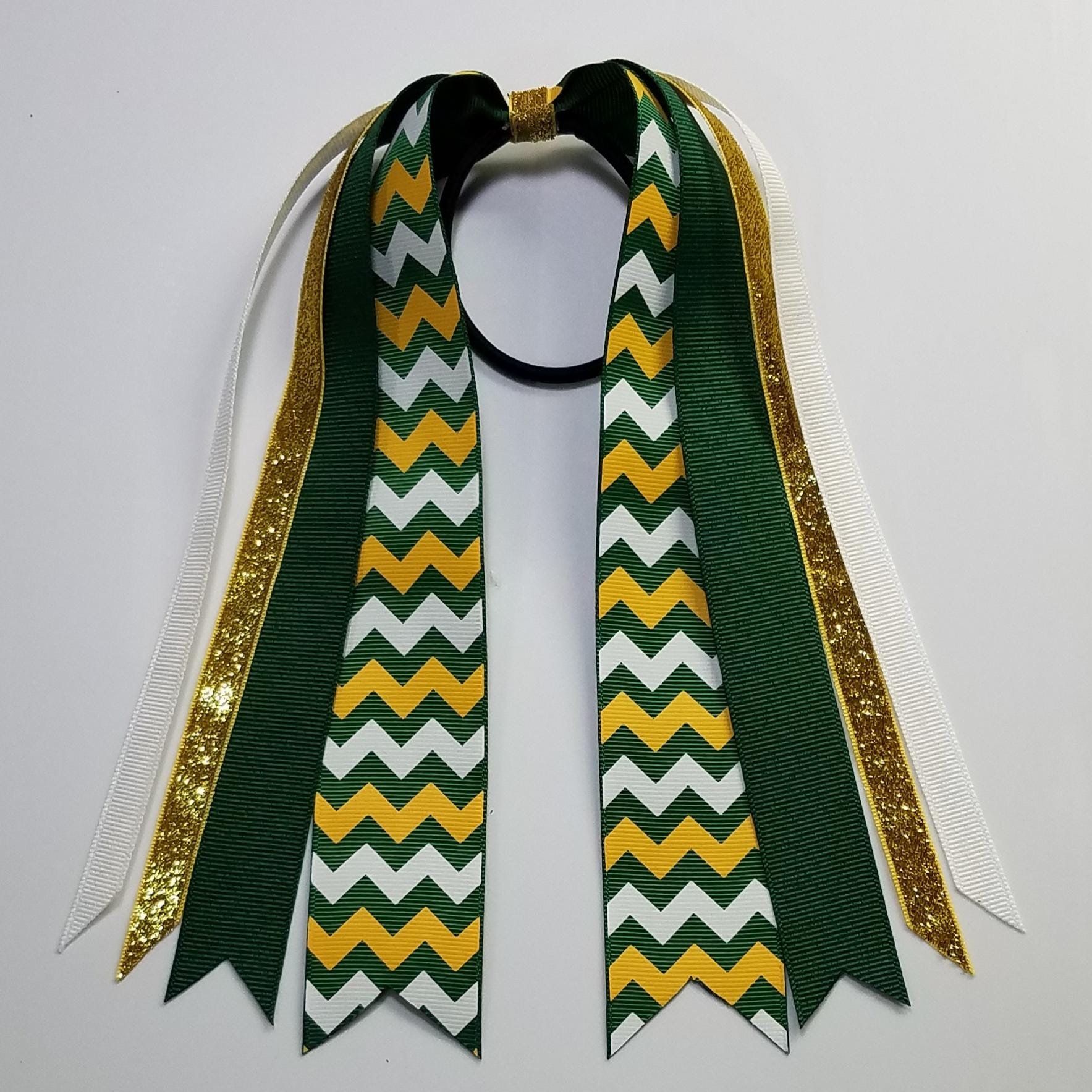 Green Gold Team Sports School Colors