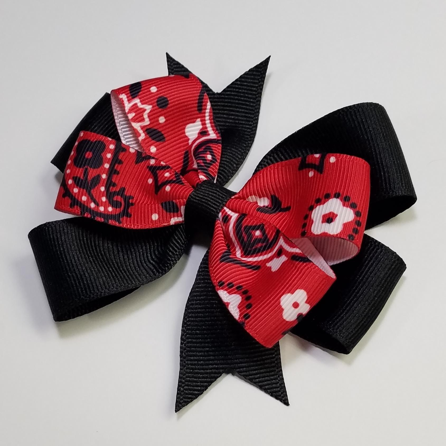 3.5" Bandana Red Black