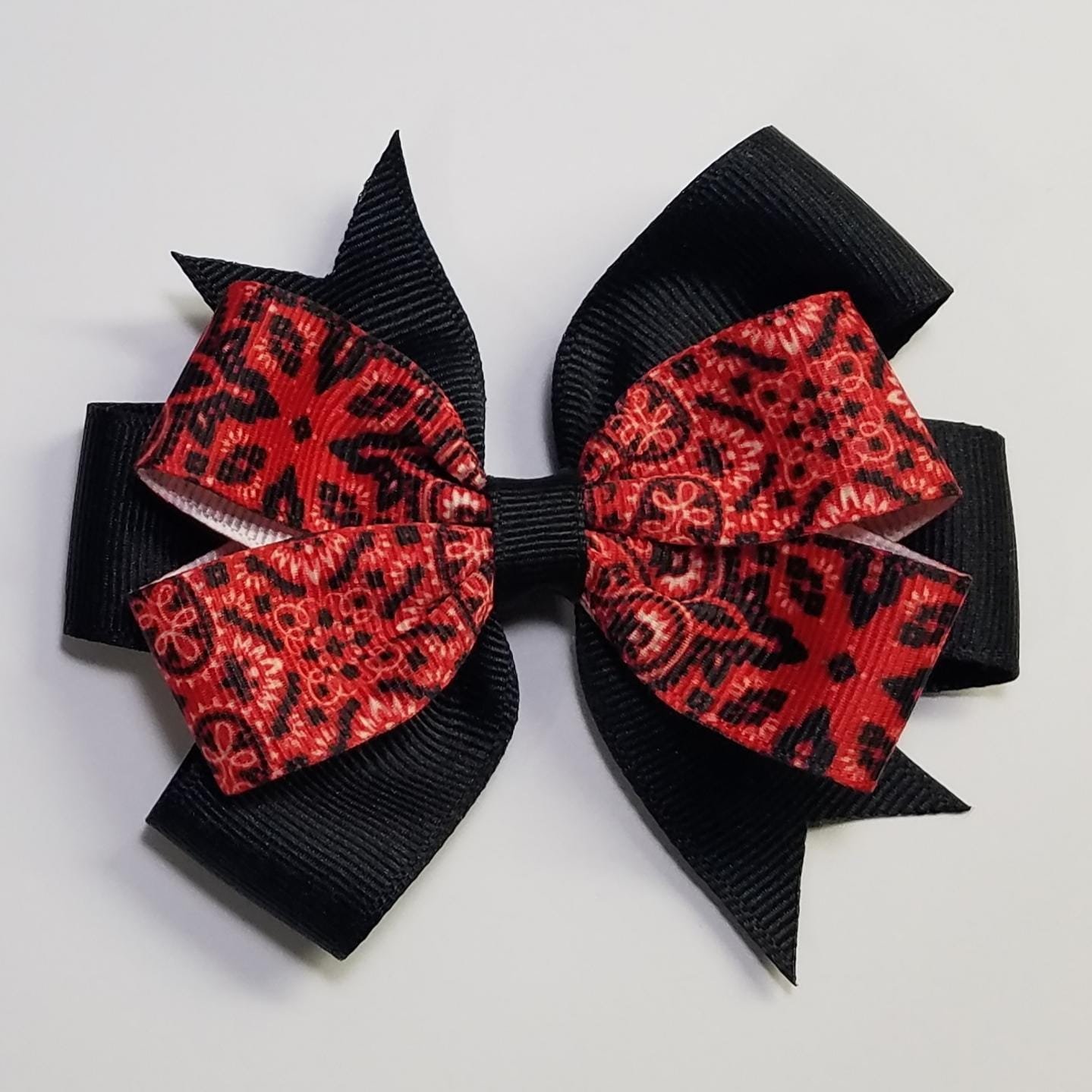 3.5" Bandana Red Black