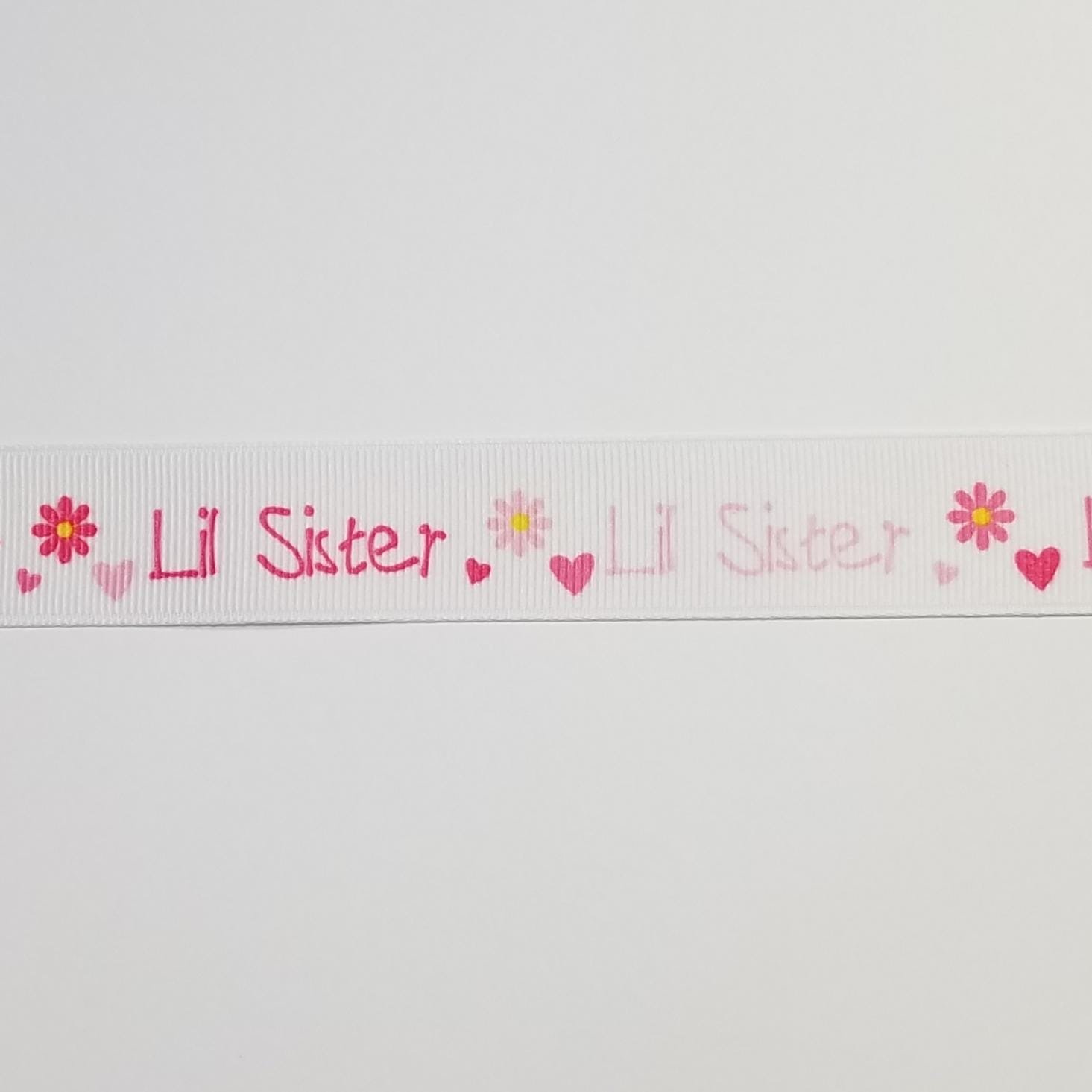Little Sister TODDLER Ponytail Streamer on Toddler Size Hair Tie