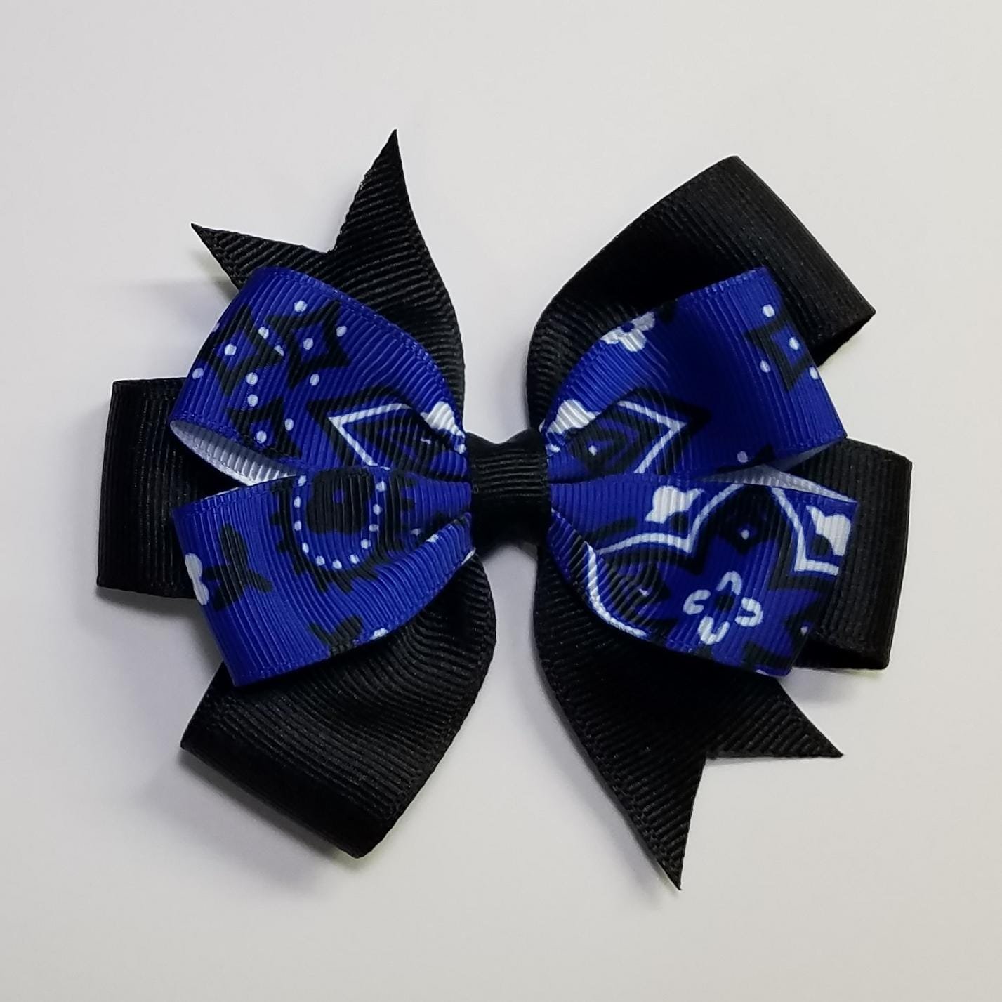 3.5" Bandana Royal Blue Black