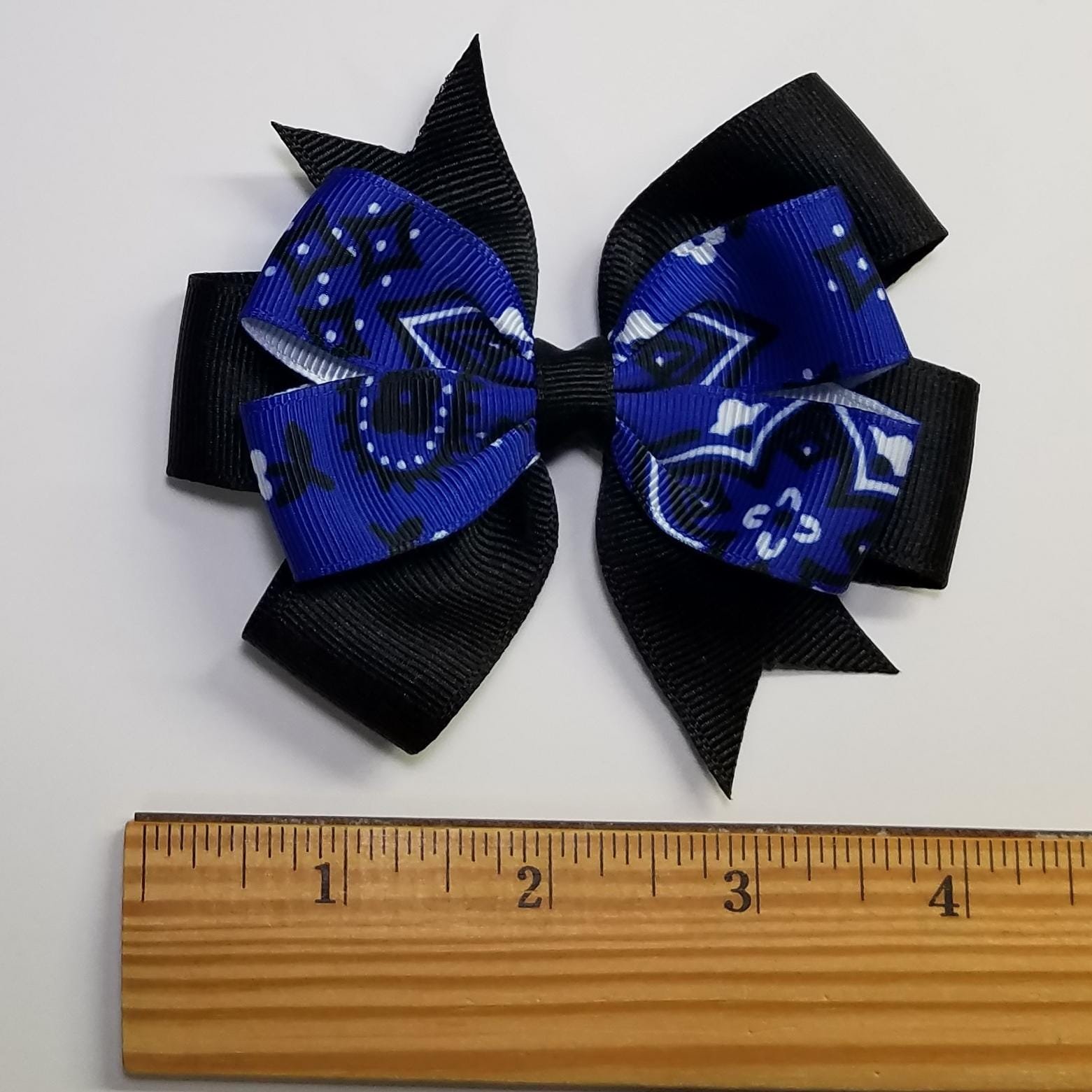 3.5" Bandana Royal Blue Black