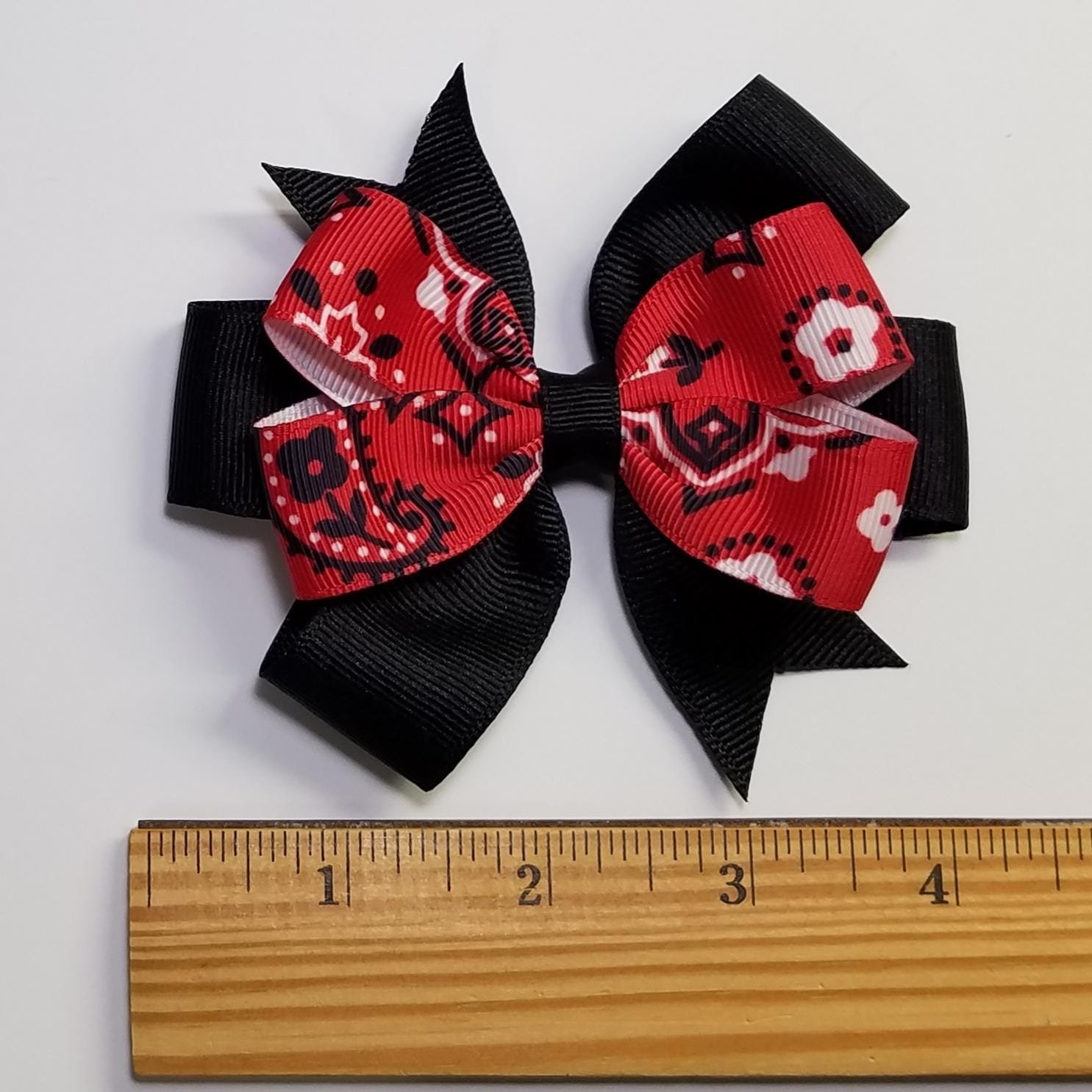 3.5" Bandana Red Black