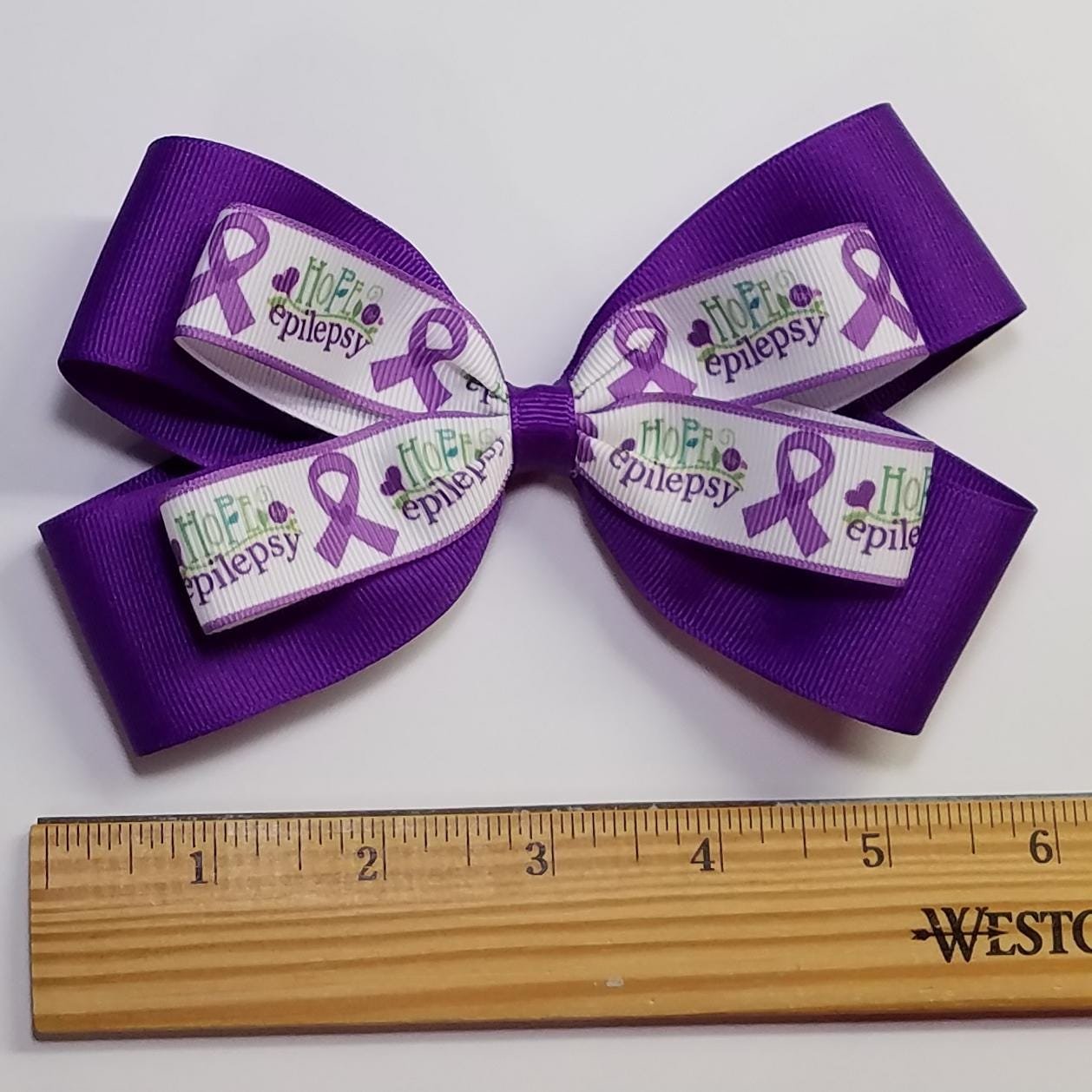 5" Epilepsy Purple Awareness
