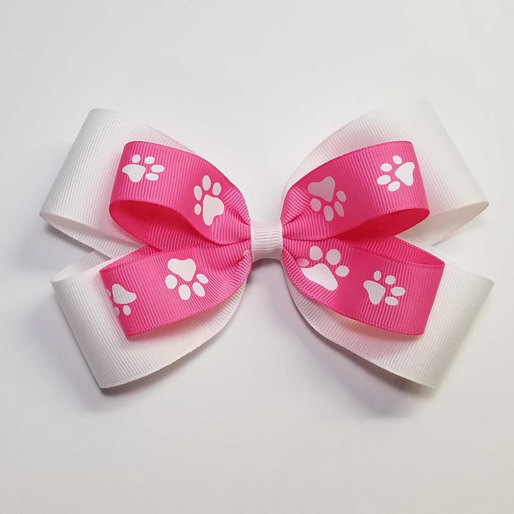 5" Hot Pink Paw Print