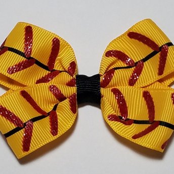 3" Softball Glitter