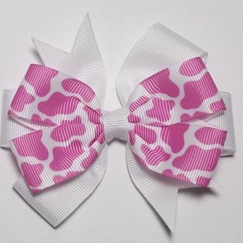 3.5" Pink Cow Print 