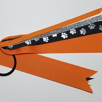 Metallic Silver Paw Print 