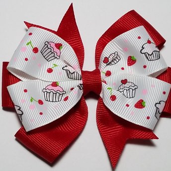 3.5" Strawberry Cupcake