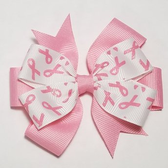 3.5" Pink Glitter Awareness