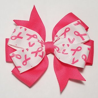 3.5" Pink Glitter Awareness