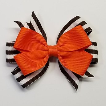 3.5" Orange Brown Stripe 