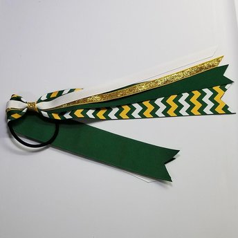 Green Gold Team Sports School Colors