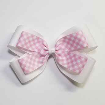 5" Pink Gingham 